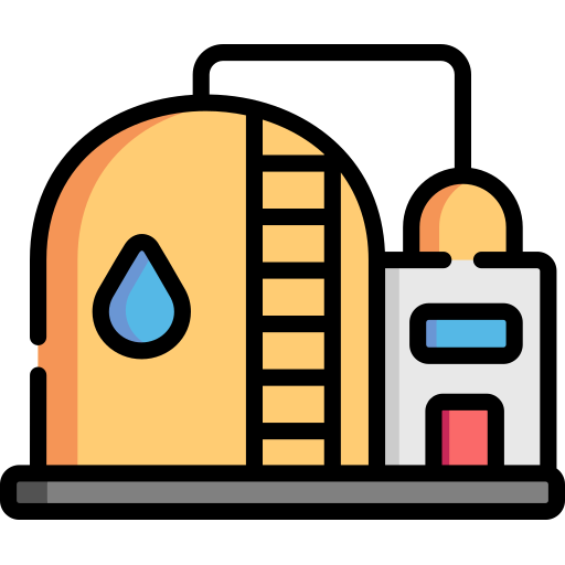 Fabrica de agua icono gratis