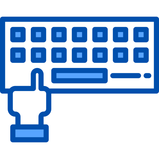 Typing free icon
