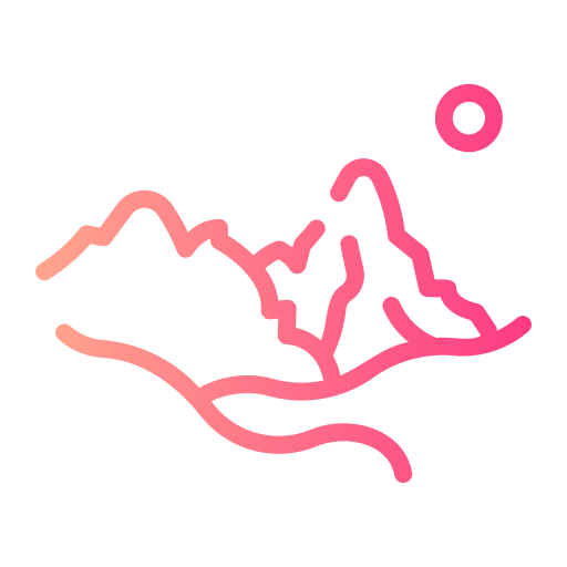 montañas icono gratis