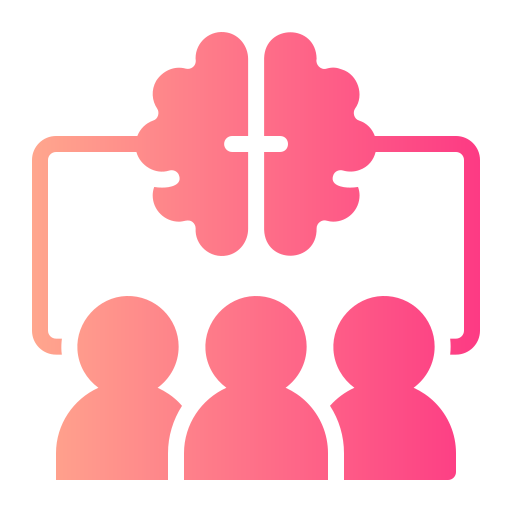 trabajo en equipo icono gratis