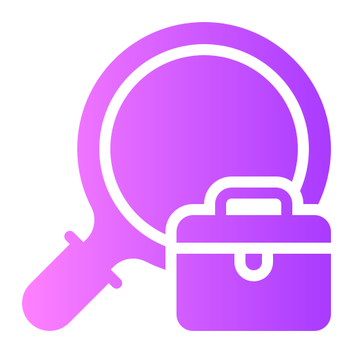 búsqueda de trabajo icono gratis