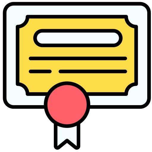 certificado icono gratis