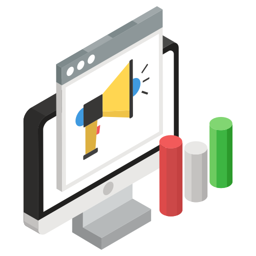 Digital marketing free icon