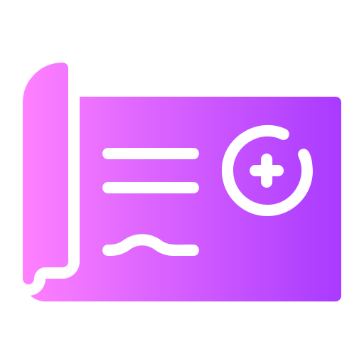 prescripción icono gratis