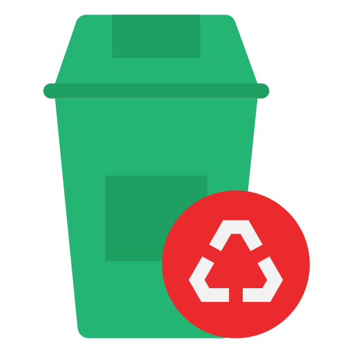 papelera de reciclaje icono gratis