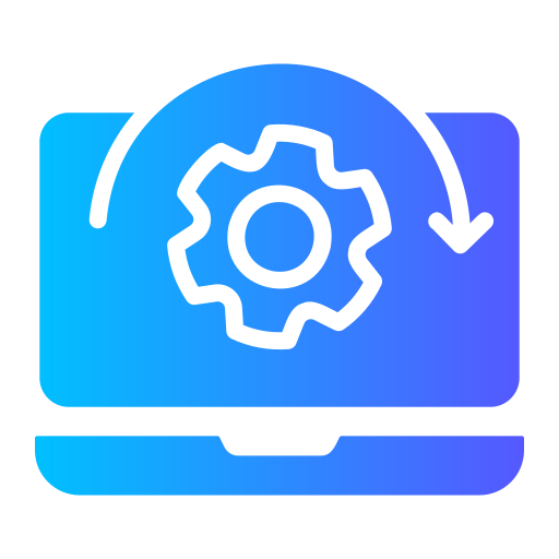 configuración de la computadora icono gratis