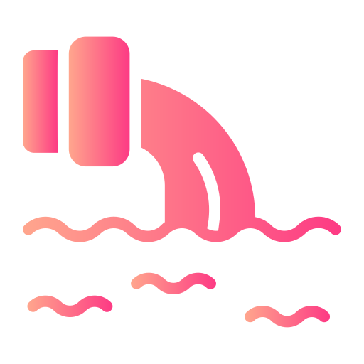 la contaminación del agua icono gratis