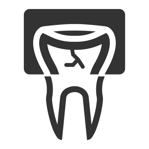 radiografías de dientes icono gratis