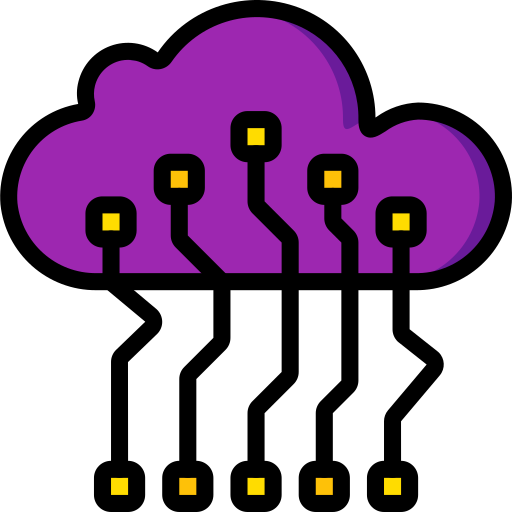 computación en la nube icono gratis