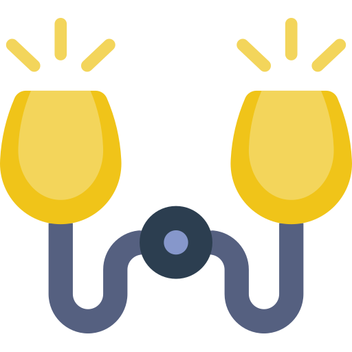 lámpara de pared icono gratis