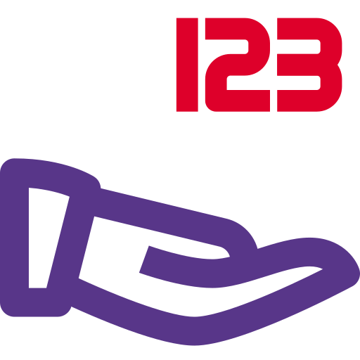 Number free icon