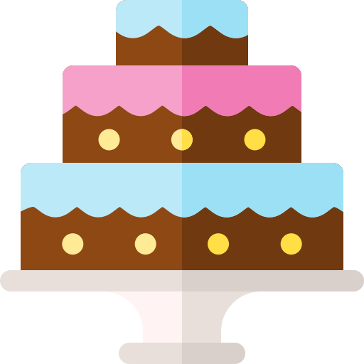 Cake Basic Rounded Flat icon