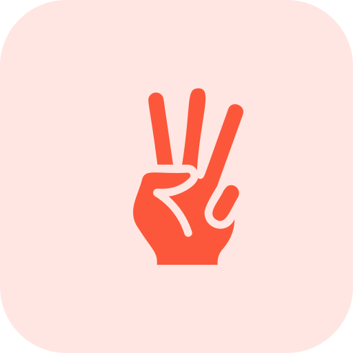 Three free icon Three free icon