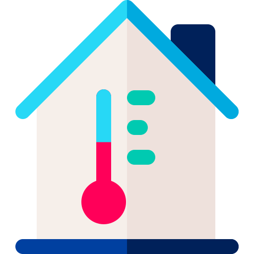 Thermometer Basic Rounded Flat icon