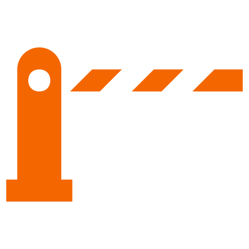 barrera icono gratis