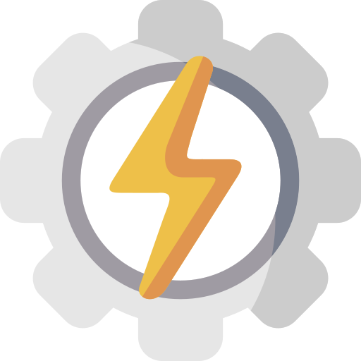 Electric gear Special Flat icon