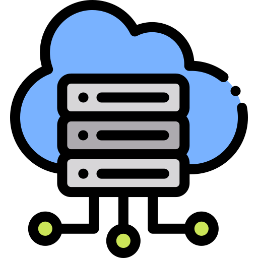 Cloud storage free icon Cloud storage free icon