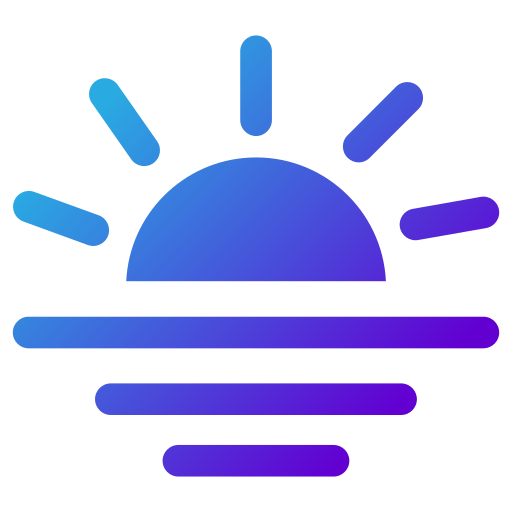 atardecer icono gratis