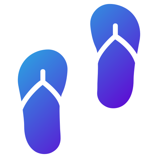 chancletas icono gratis