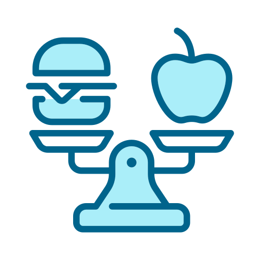 Balanced diet free icon