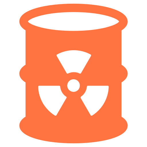 radioactivo icono gratis