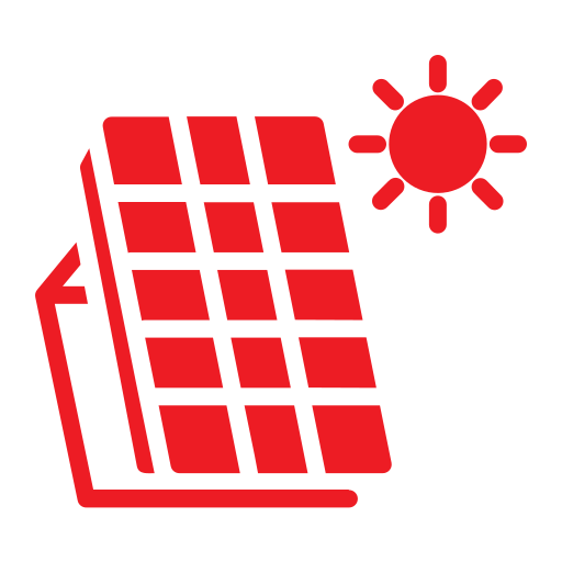 energía solar icono gratis