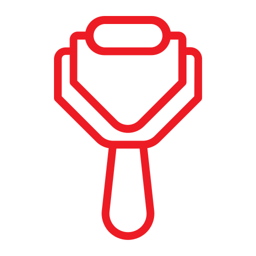 rodillo facial icono gratis