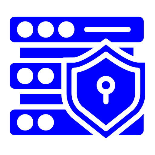 seguridad de la base de datos icono gratis