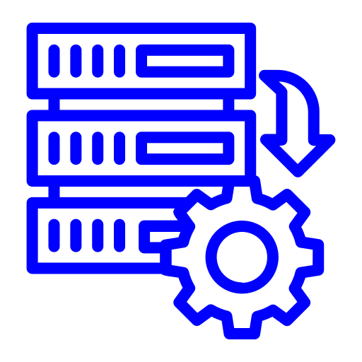gestión de base de datos icono gratis