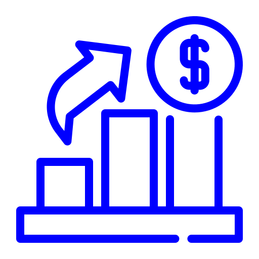 informe financiero icono gratis