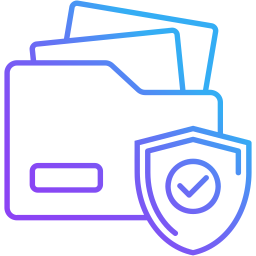 protección de datos icono gratis