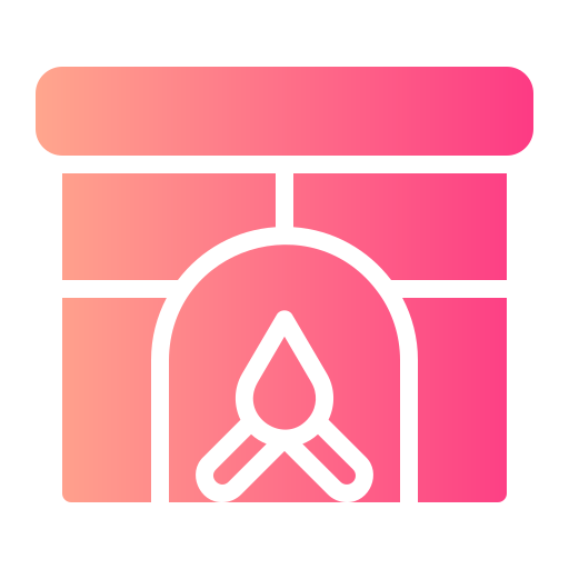 Fireplace free icon Fireplace free icon