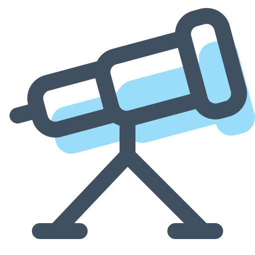 Telescope free icon