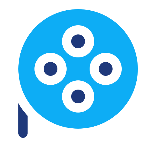 rollo de película icono gratis