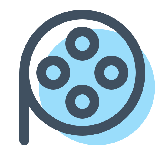 rollo de película icono gratis