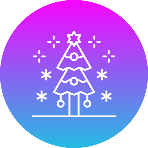 árbol de navidad icono gratis