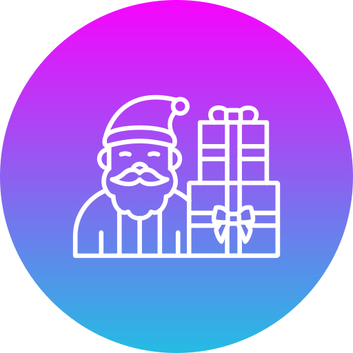 papá noel icono gratis