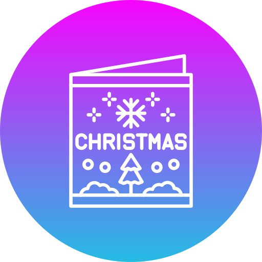 tarjeta de navidad icono gratis