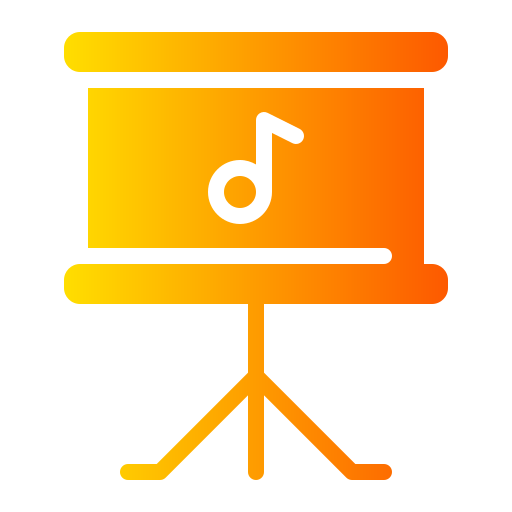 partitura icono gratis