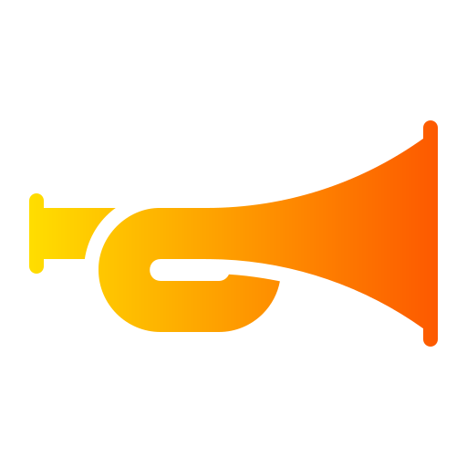 trompeta icono gratis