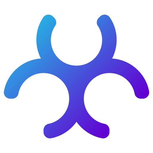 riesgo biológico icono gratis