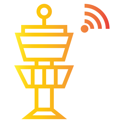torre de control icono gratis