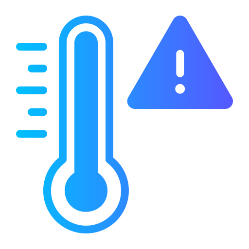High temperature free icon High temperature free icon