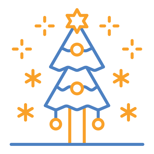 árbol de navidad icono gratis