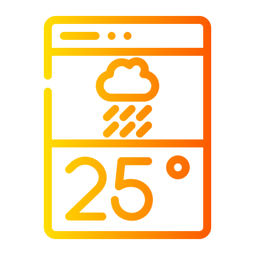 lluvioso icono gratis