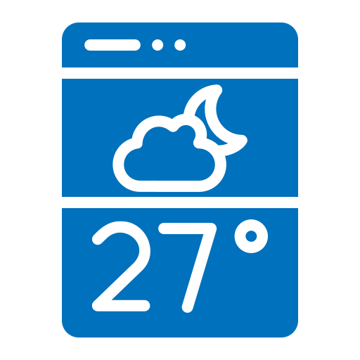 pronóstico del tiempo icono gratis
