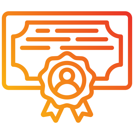 certificado icono gratis