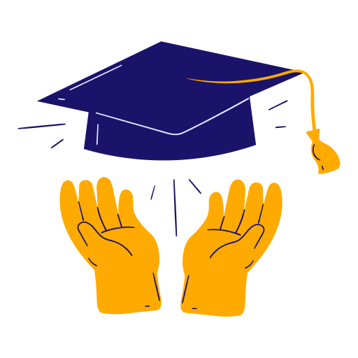 l'obtention du diplôme Icône gratuit