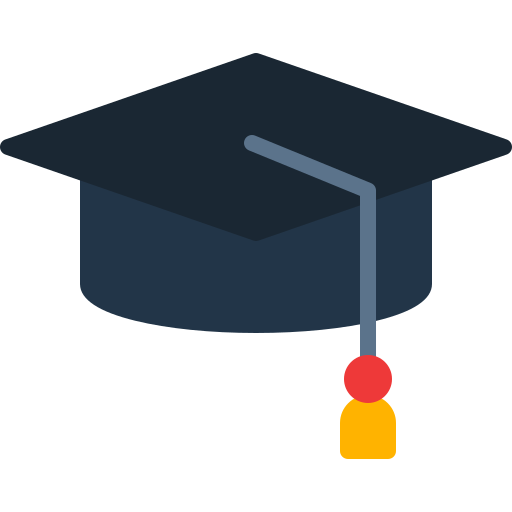 gorro de graduación icono gratis