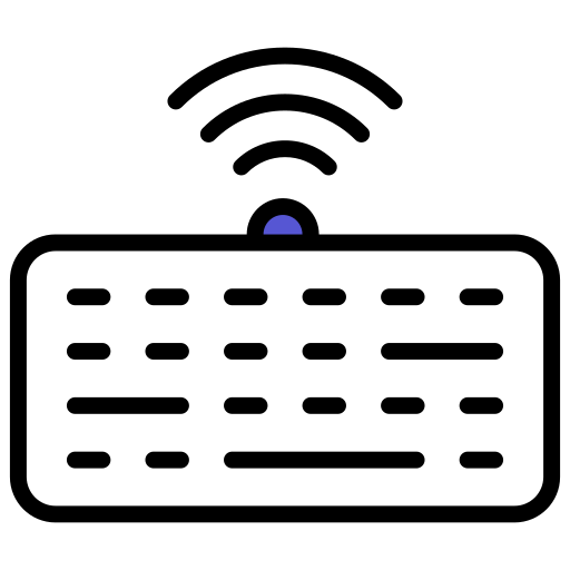 teclado inalambrico icono gratis